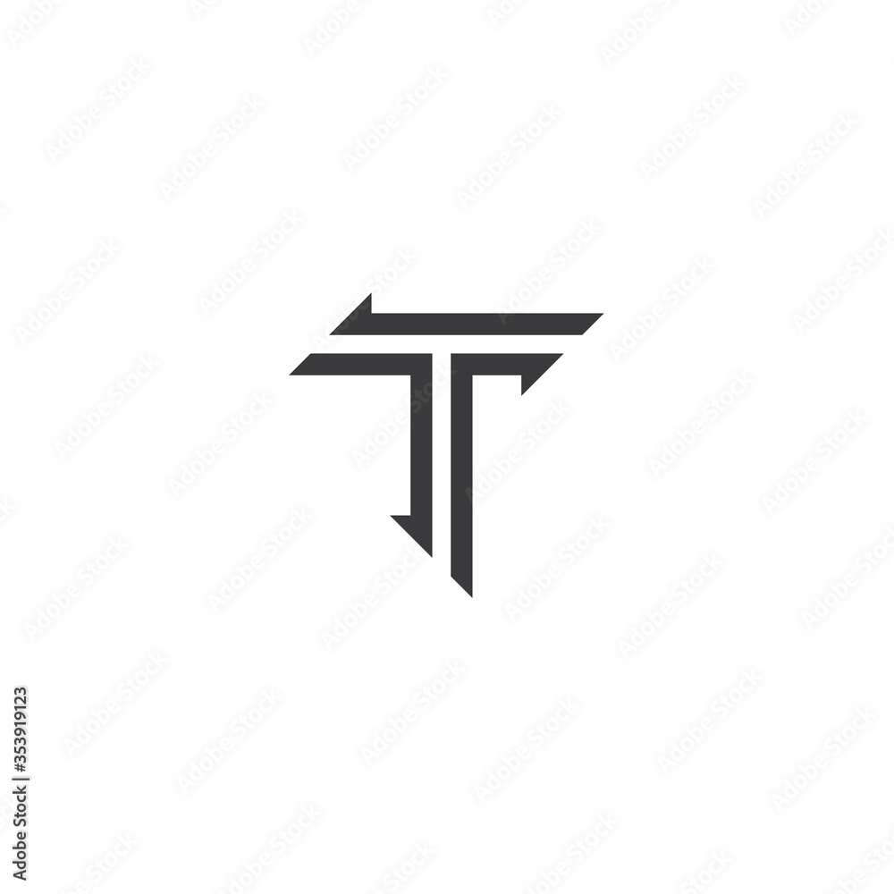 initial t logo design vector element template initial t logo design vector element template