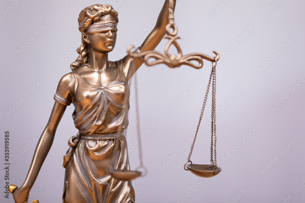 Face of lady justice or Iustitia - The Statue of Justice. Face of lady justice or Iustitia - The Statue of Justice.