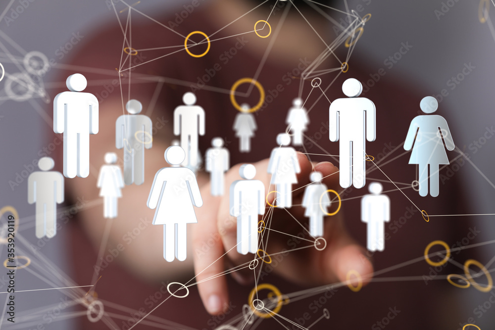 network people silhouettes network team. network people silhouettes network team.