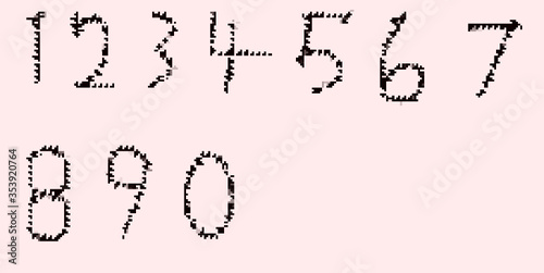 Pixelated Numbers