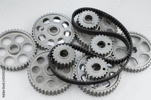 Motor gears for cars of different sizes.
