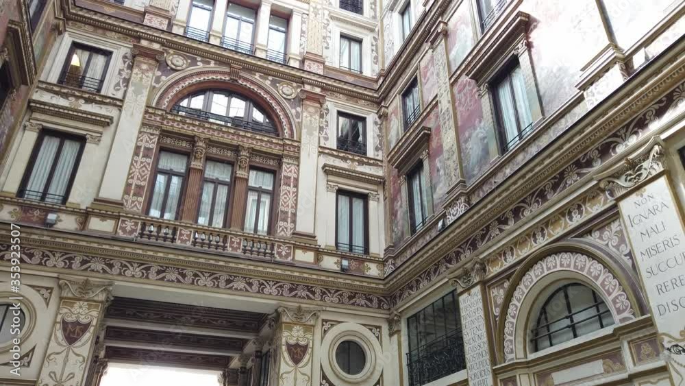 The beatiful Sciarra Gallery, fine example of art nouveau in Rome. The beatiful Sciarra Gallery, fine example of art nouveau in Rome.