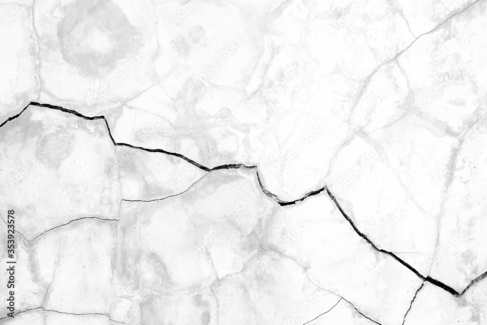 Obraz premium Old White Broken Concrete Wall Background, Suitable Presentation and Backdrop.