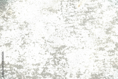 Dried Mud on White Concrete Wall Texture Background.
