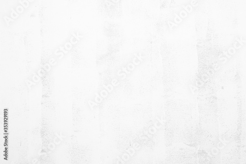 White Grunge Painting on Concrete Wall Texture Background.