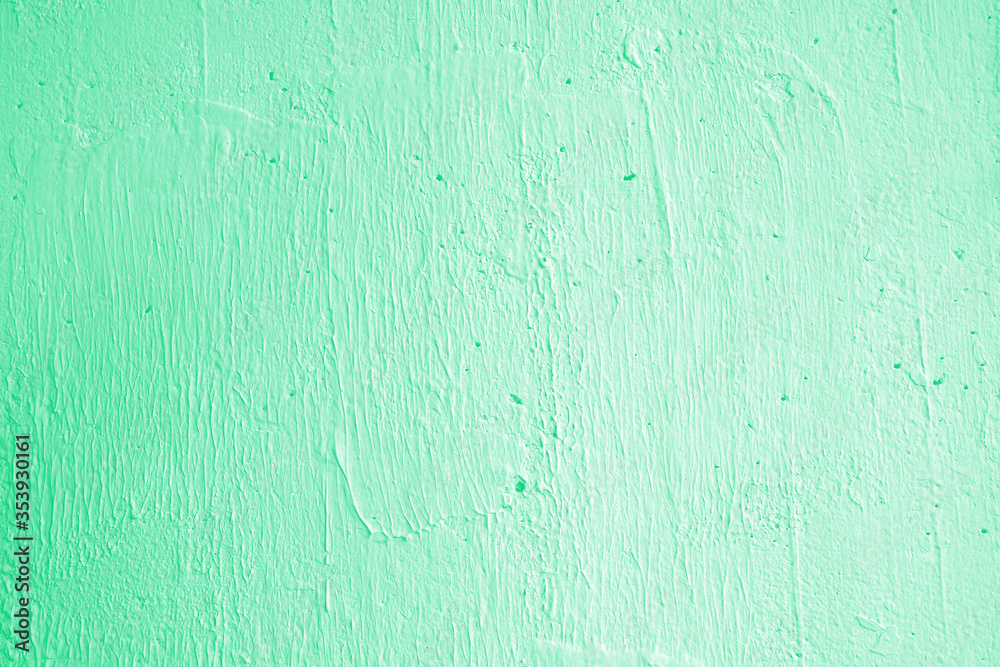 Abstract Neo Mint Color on Plaster Stucco Wall Texture Background that the one of 2020 Color Trends. Abstract Neo Mint Color on Plaster Stucco Wall Texture Background that the one of 2020 Color Trends.