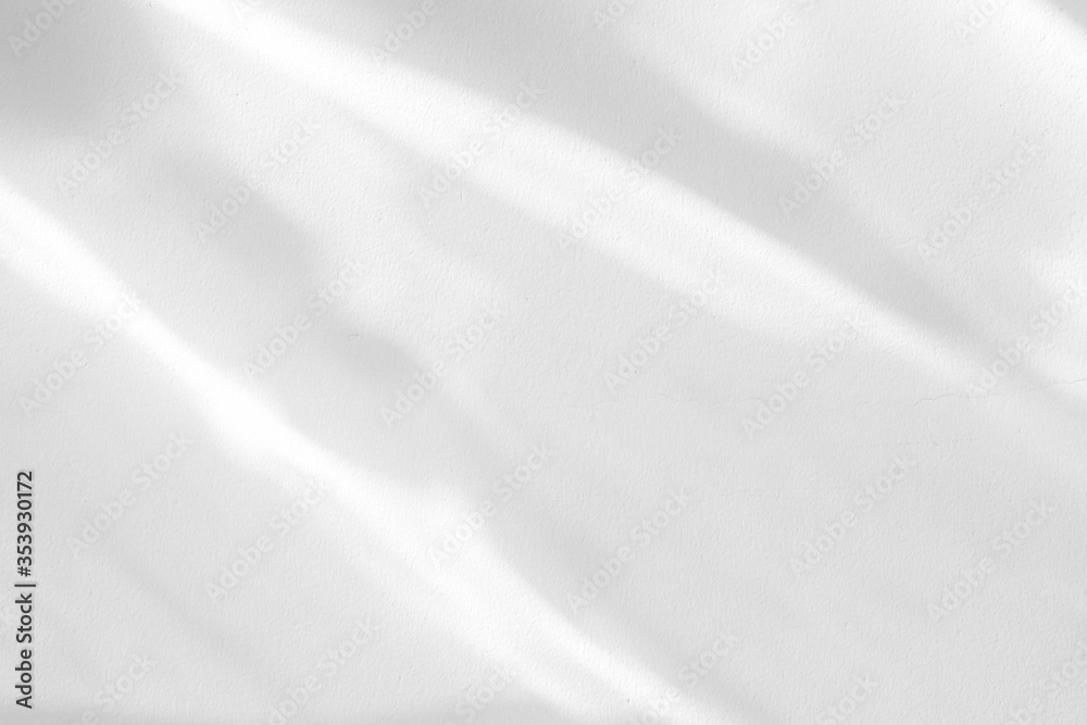 Reflected Light on White Concrete Wall Texture Background for Color Cast.