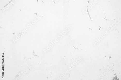 White Scratches on Plaster Stucco Wall Texture Background. © mesamong