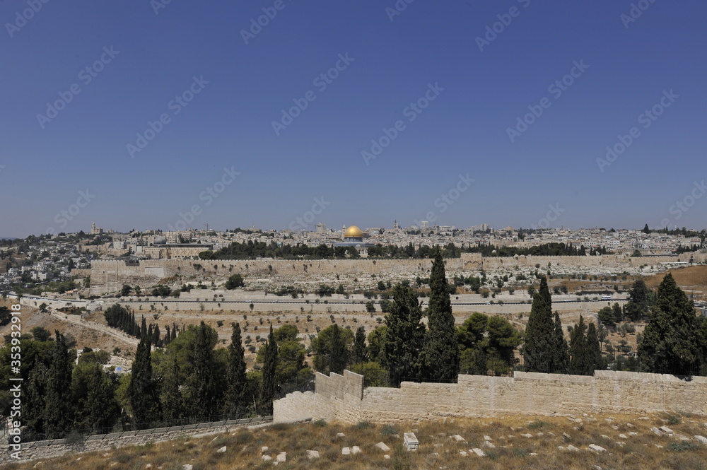 Obraz premium Jerusalem dated 5 Aug 2008