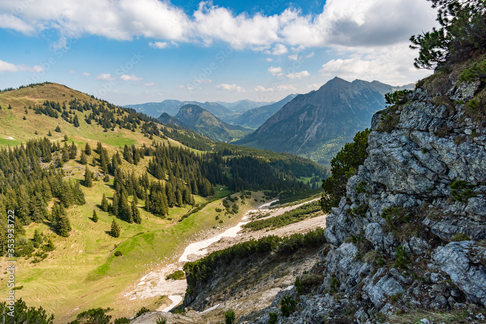 Mountain tour in the Allgau Alps
