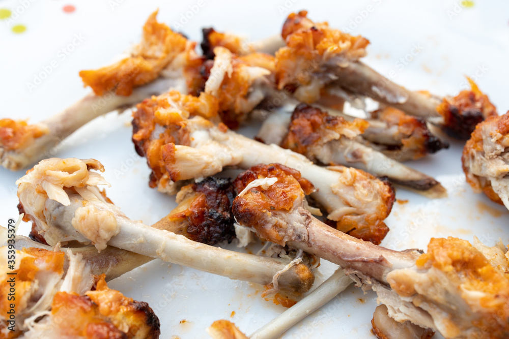 Chicken wing bones Chicken wing bones