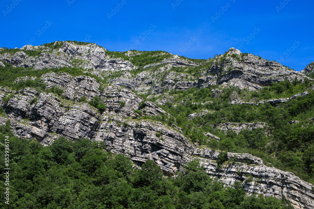 Dinaric Alps or Dinarides mountain range in Bosnia and Herzegovina