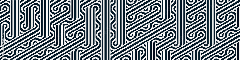 Colour Hexagon Tile Connection art background design illustration