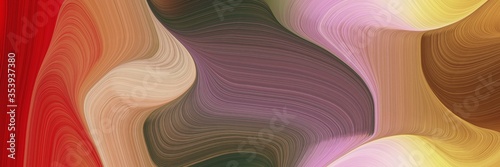 abstract surreal header with pastel brown, burly wood and dark slate gray colors. fluid curved flowing waves and curves for poster or canvas