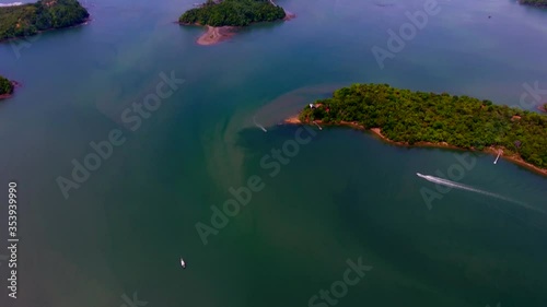 Aerial View of Boca Chica Islands Overloooking Pacific Ocean
 photo