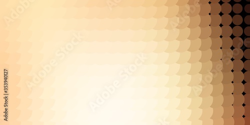 Light Pink, Yellow vector background with spots. Colorful illustration with gradient dots in nature style. Pattern for websites.
