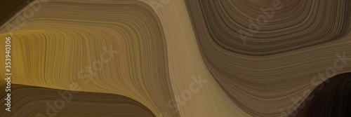 abstract surreal header with dark olive green, old mauve and pastel brown colors. fluid curved flowing waves and curves for poster or canvas © Eigens