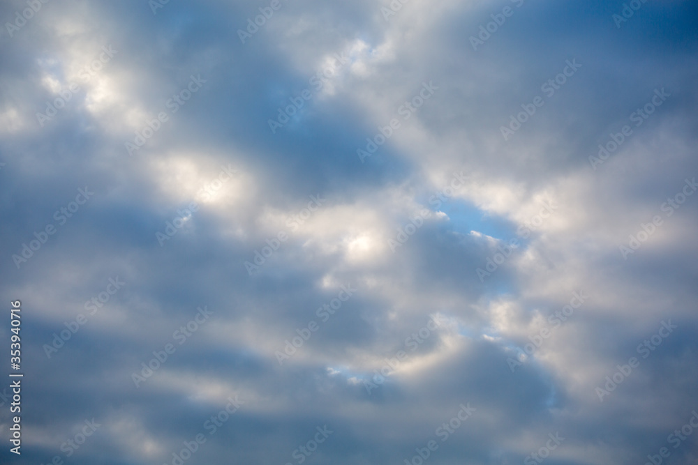 blue sky cloud scape 