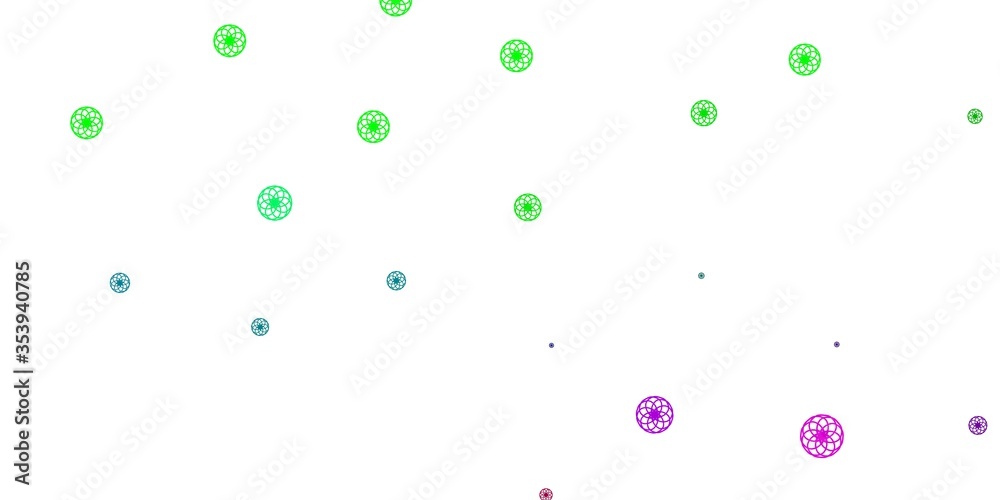 Light Multicolor vector texture with disks.