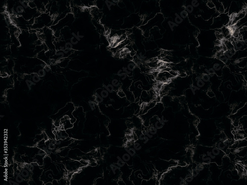 Classic marble pattern White marble stone pattern on black background