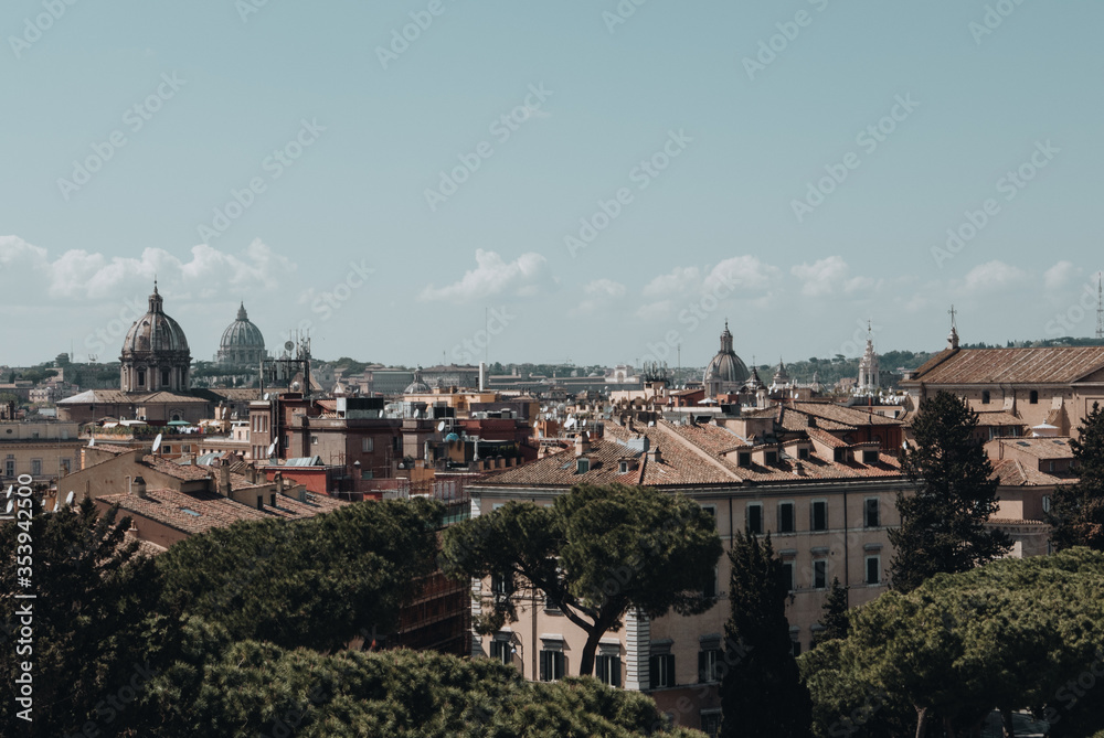 roman city view