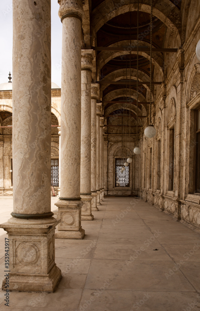 The Courtyard of  Mohamed Ali mosque, Cairo