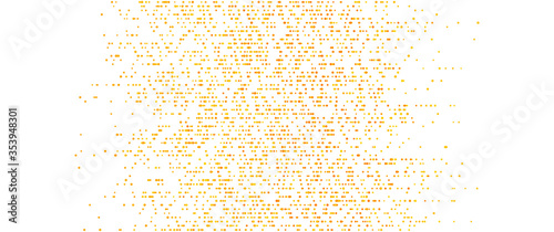 Abstract geometric shiny background with orange dots. Vector design