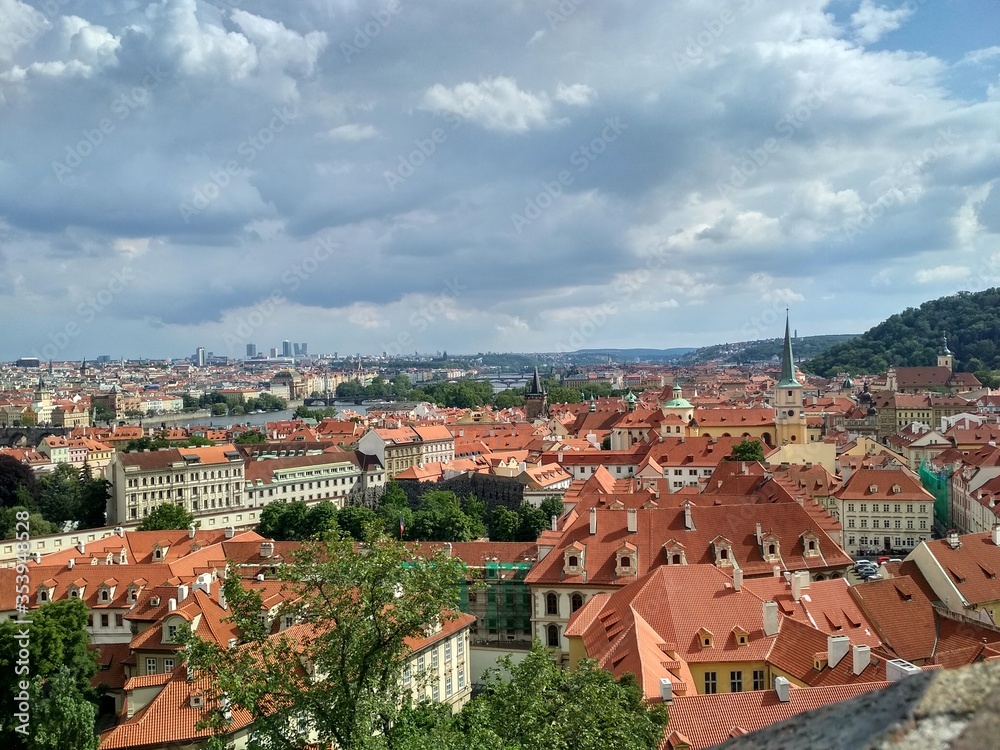 Fototapeta premium view of prague