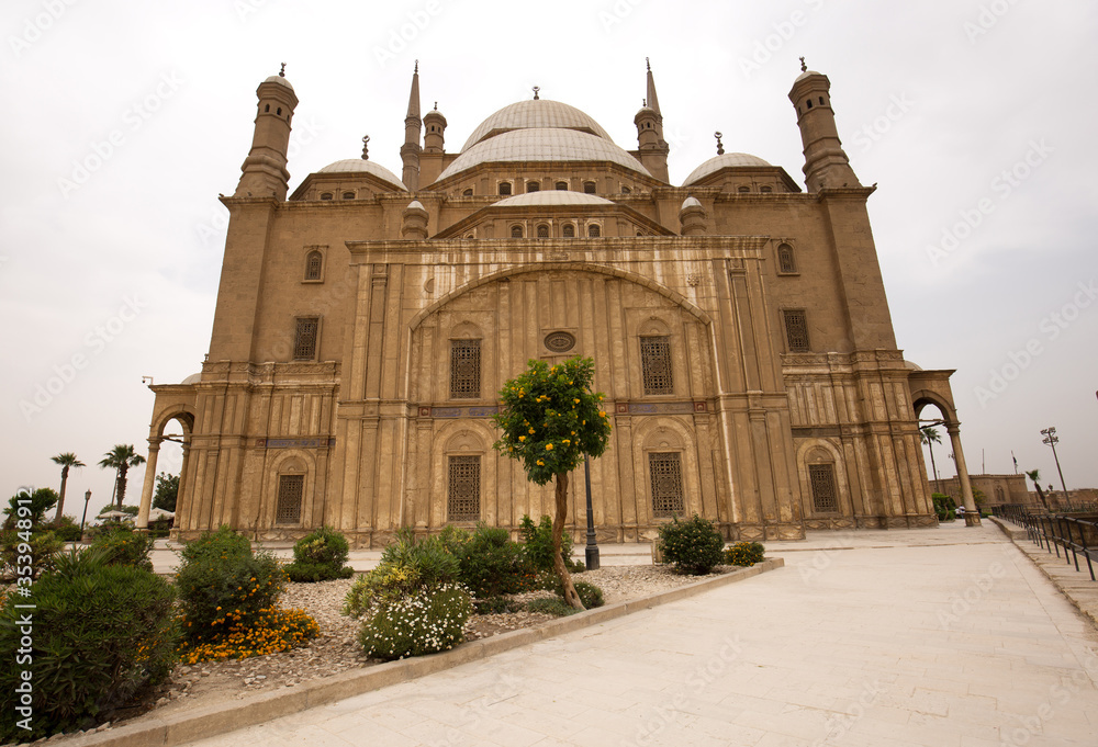 Mohamed Ali Alabaster Mosque in Citadel of Cairo