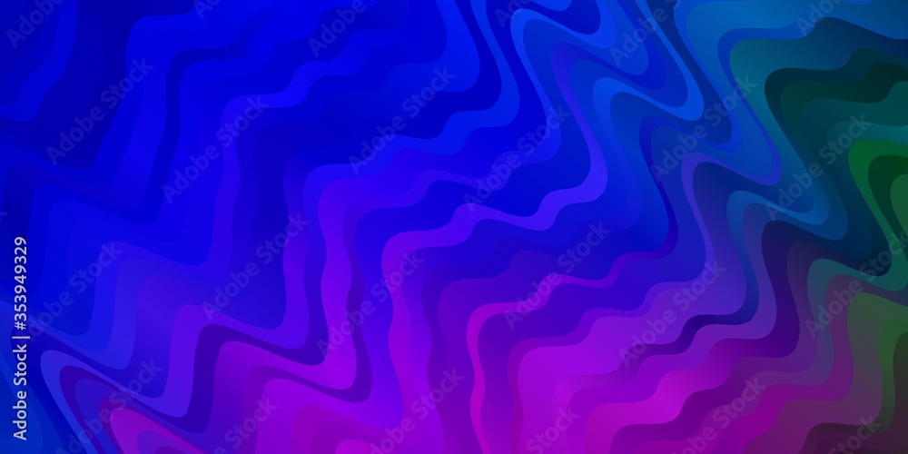 Dark Pink, Blue vector texture with circular arc. Abstract illustration with gradient bows. Pattern for commercials, ads. Dark Pink, Blue vector texture with circular arc. Abstract illustration with gradient bows. Pattern for commercials, ads.