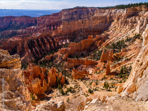 View of Hoodoos in the Amphieheater in Bryce Canyon National Park, Utah, USA