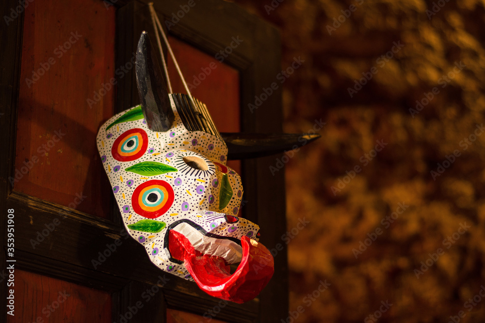 Obraz premium handmade mask from Guatemala