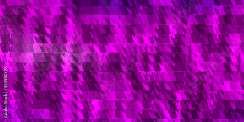 Light Purple, Pink vector background with lines, triangles.