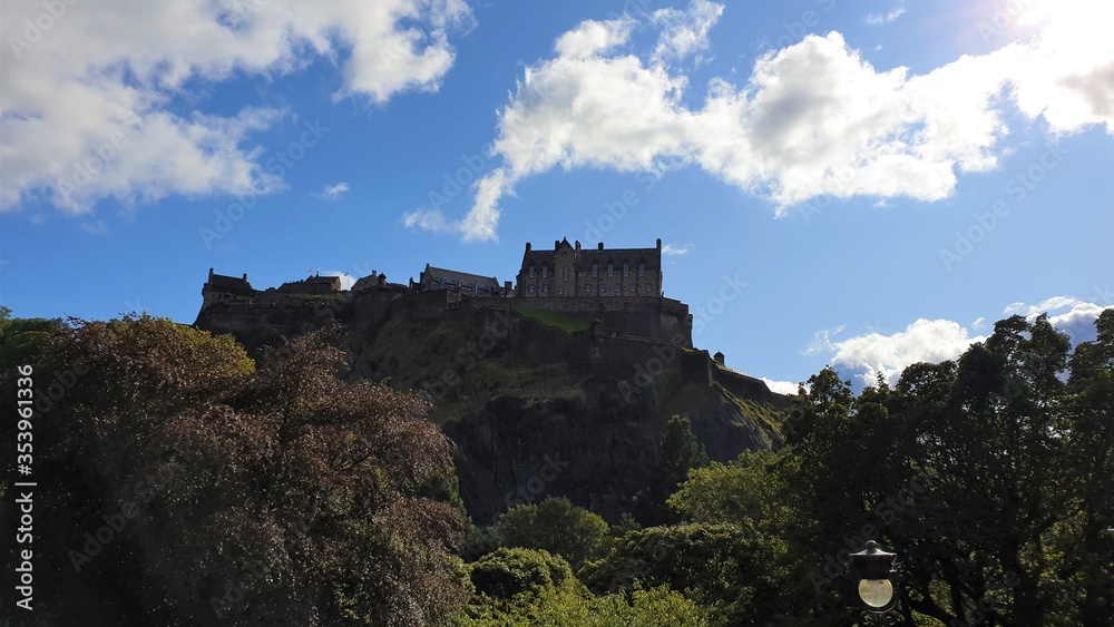 Fototapeta premium edinburgh castle scotland
