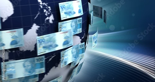 Global Business with Brazilian Real (seamless)