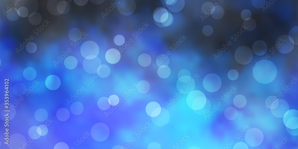 Light BLUE vector layout with circle shapes. Modern abstract illustration with colorful circle shapes. Pattern for business ads. Light BLUE vector layout with circle shapes. Modern abstract illustration with colorful circle shapes. Pattern for business ads.
