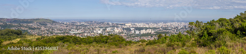 Panorama of Porto Alegre city from Morro Santana mountain