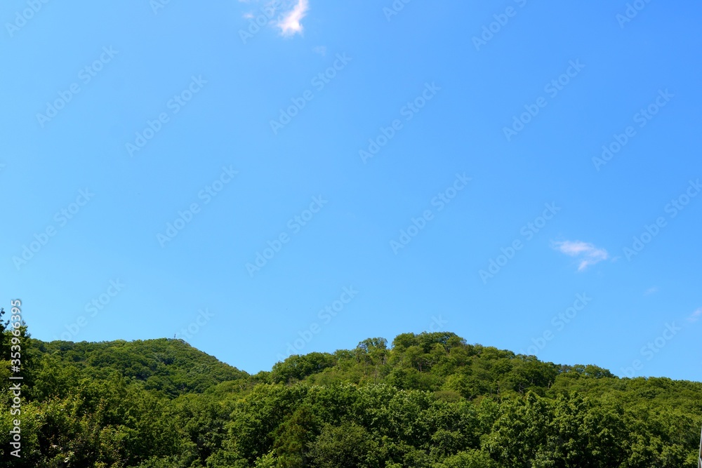 Fototapeta premium 青空 緑 爽やか 風景 栃木