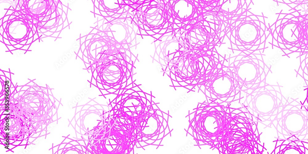 Light Pink vector backdrop with chaotic shapes. Light Pink vector backdrop with chaotic shapes.