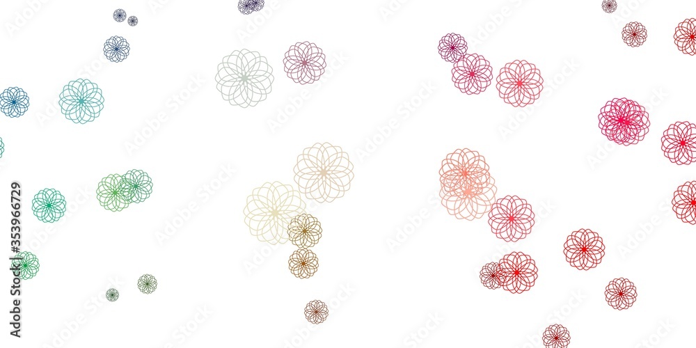 Light Green, Red vector template with circles. Light Green, Red vector template with circles.
