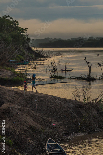 Puinahua River  Peru. 