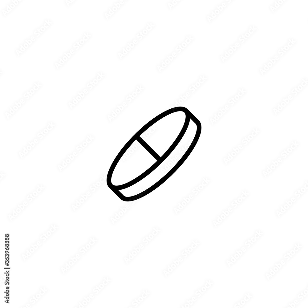 Pill Icon Vector design Template Pill Icon Vector design Template