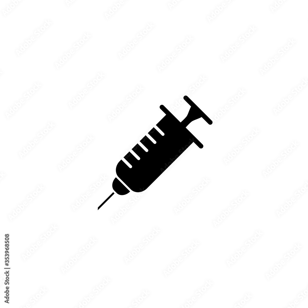 Syringe Icon Vector Design And Illustration Syringe Icon Vector Design And Illustration