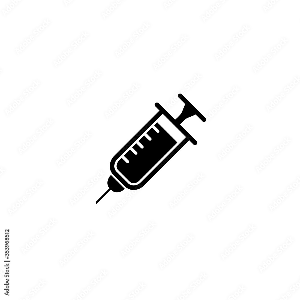 Syringe Icon Vector Design And Illustration Syringe Icon Vector Design And Illustration