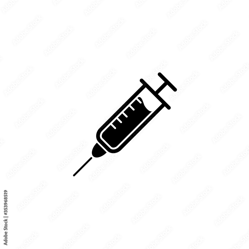 Syringe Icon Vector Design And Illustration Syringe Icon Vector Design And Illustration