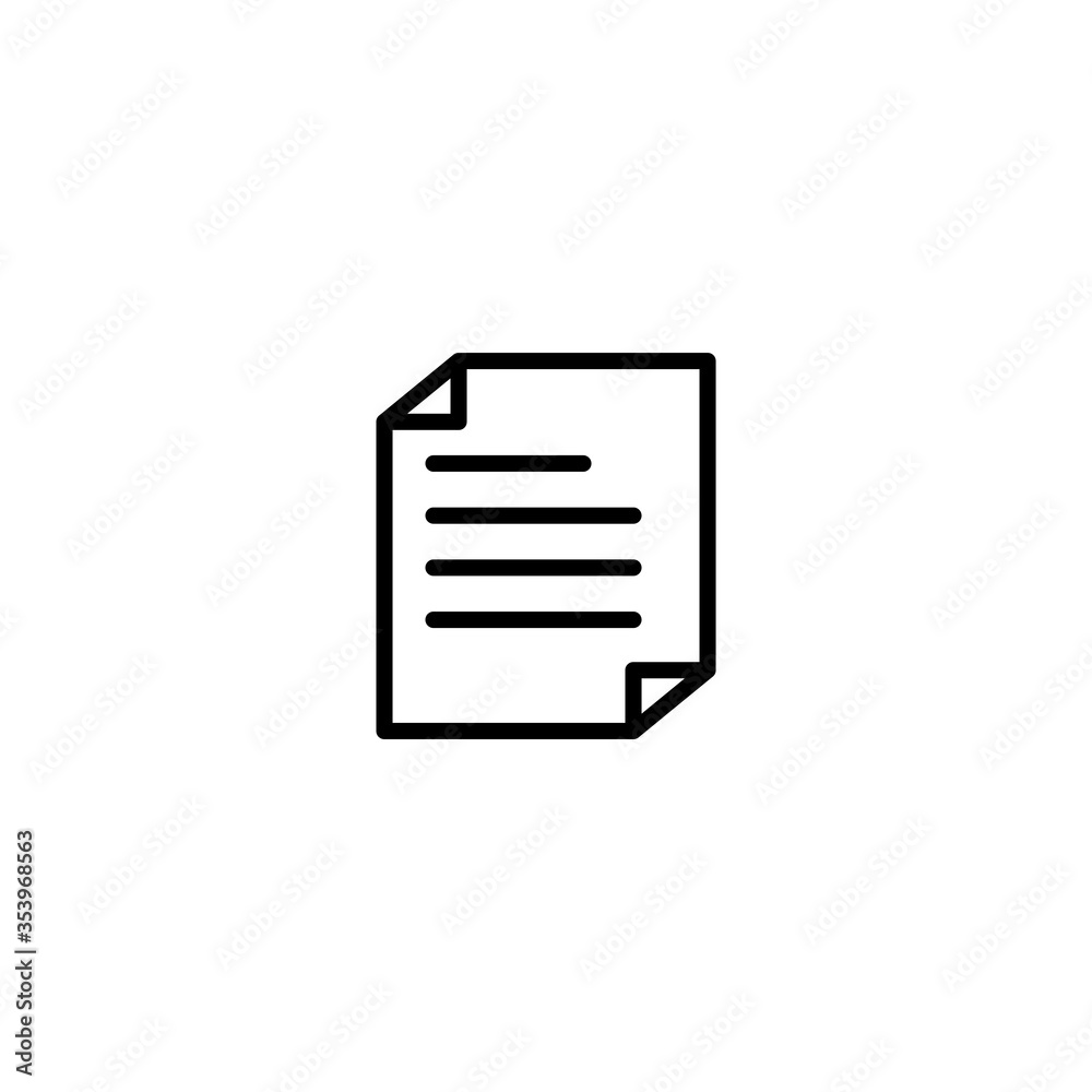 Paper Icon Vector Design Template Paper Icon Vector Design Template