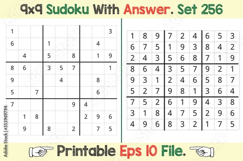 Advance Sudoku Puzzle Games Easy to Hard with Answer