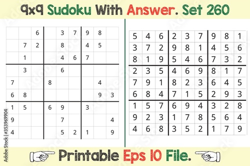 Advance Sudoku Puzzle Games Easy to Hard with Answer
