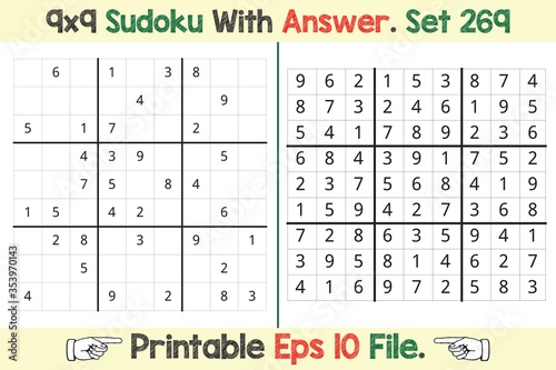Advance Sudoku Puzzle Games Easy to Hard with Answer