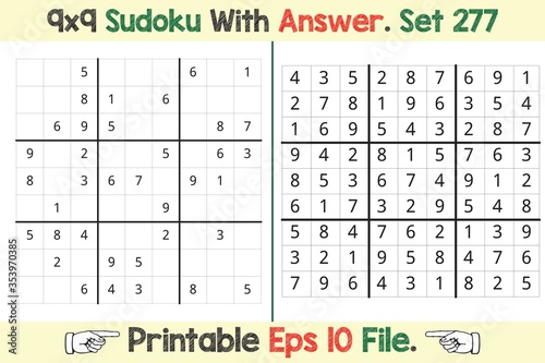 Advance Sudoku Puzzle Games Easy to Hard with Answer